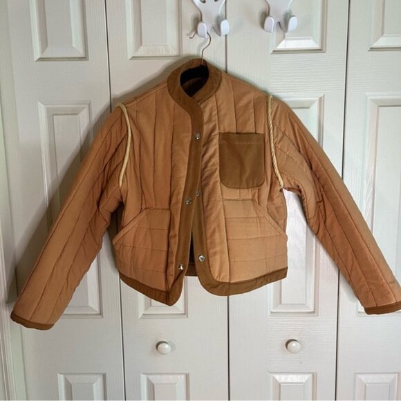 Kordal studio crop Quilted Jacket - clove - Picture 2 of 6